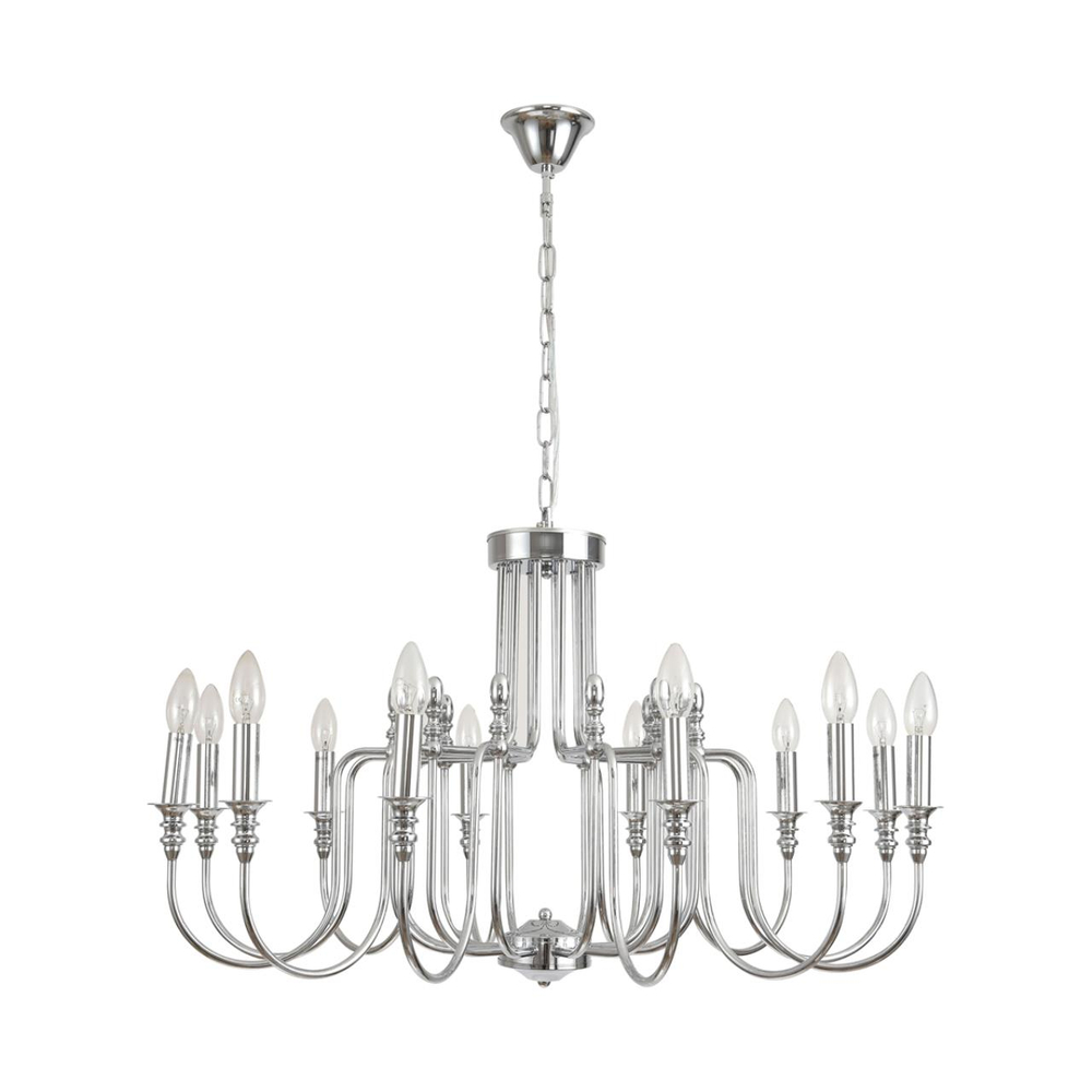 8317/12 CLASSI LN26 075 хром/металл Люстра E14 12*40W 220V SUANA