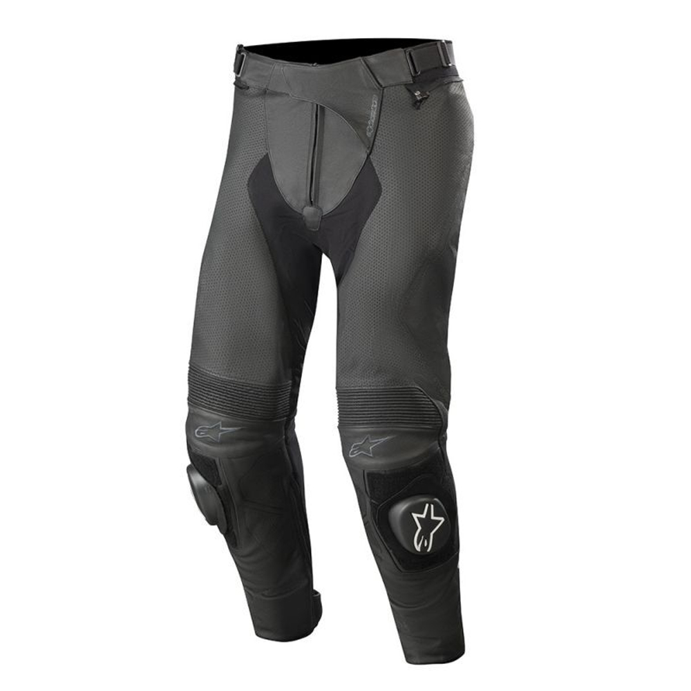 ALPINESTARS Мотобрюки мужские кожаные MISSILE V2 LEATHER PANTS AIRFLOW черные