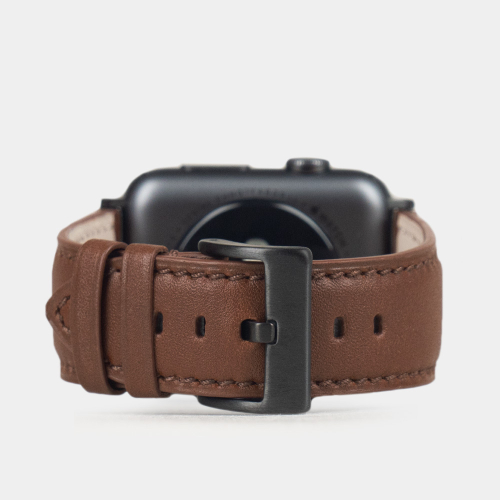 Ремешок для Apple Watch 40/41/42 mm из кожи теленка, коричневого цвета