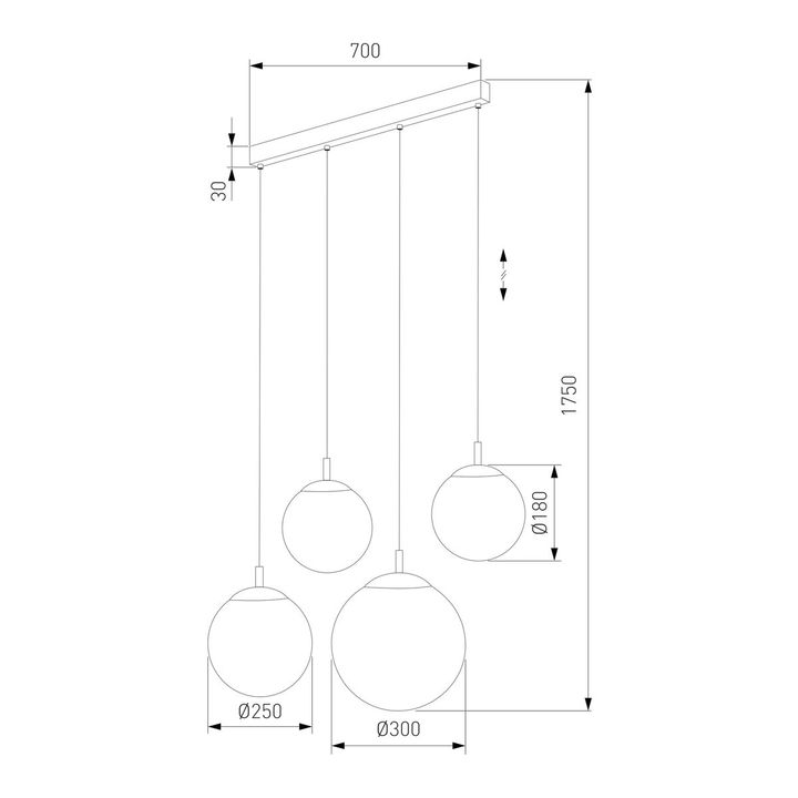 Подвесной светильник TK Lighting 4790 Esme