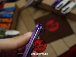 Нож Benchmade 535 Алюминий Frag A+++ - фиолет рук., сатин клинок RK/Н61