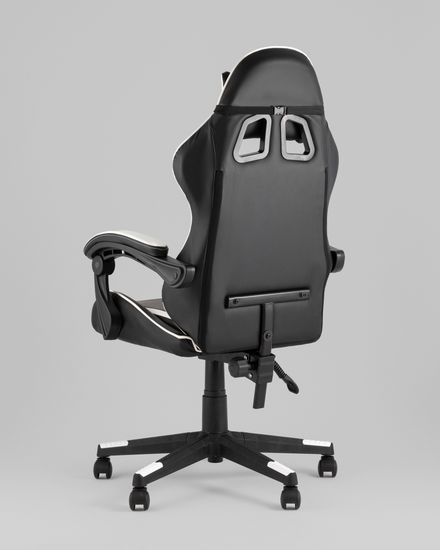 Кресло спортивное TopChairs Shadow черно-белый