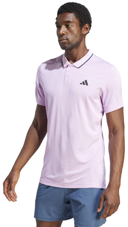 Мужское теннисное поло Adidas Tennis Freelift Polo - bliss lilac/orchid fusion