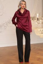 Блуза Шелковая сказка (рубин) Б14382-34М LT Collection