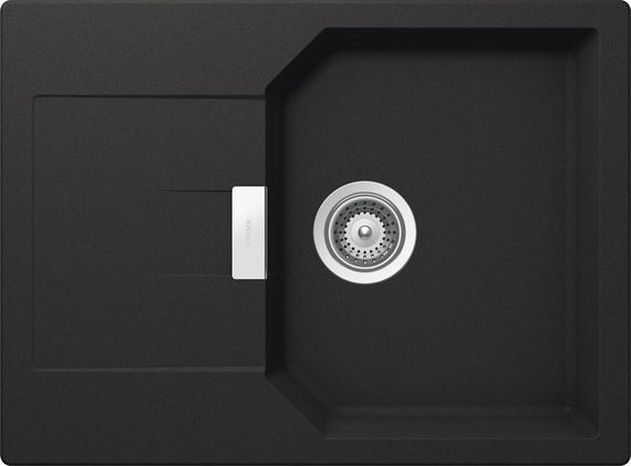 Мойка SCHOCK Manhattan 45 D Cristalite корз.клапан 690x510 оникс