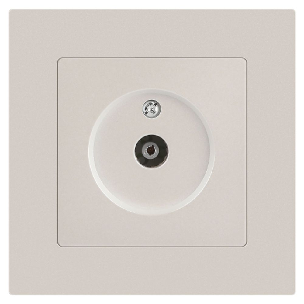 Розетка Intro Accent 6-301-06 TV одиночная, IP20, СУ, перламутр