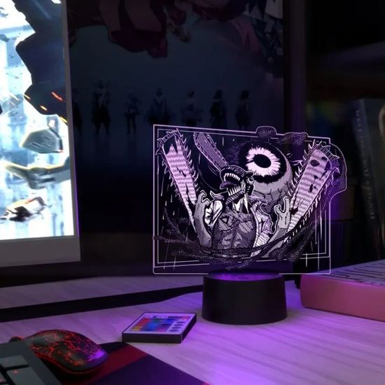 3D лампа Дэндзи Человек-бензопила