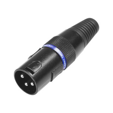 Adam Hall K3DMXT3 - разъем 3-pole DMX (M), сопротивление 120 Ом, черный