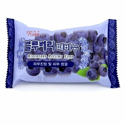 Rose Peeling Soap Blueberry, Мыло – пилинг с голубикой 150 г (до 23.03.28)