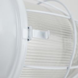 Светильник ЭРА НСП 41-200-003 с решеткой Желудь сталь стекло IP54 E27 max 200Вт 172х306х315 белый