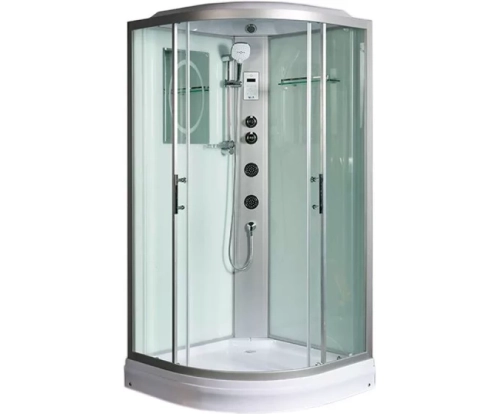 Душевая кабина WeltWasser (ВельтВассер) Werra 804, с низким поддоном, с электрикой и ГМ, 80x80x217