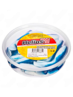 Виброхвост несъедобный Helios Chubby 3,55"/9 см Pepper Green & Orange LT 20шт. (HS-4-032-N-20)