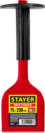 STAYER Red Force, 75 х 230 мм, зубило-конопатка с протектором (2127)
