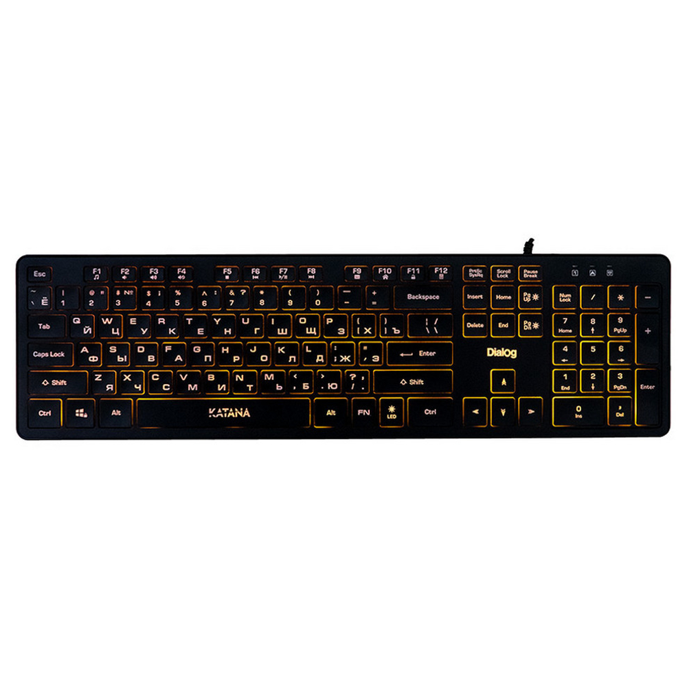 Клавиатура мультимедиа с подсветкой Dialog KK-ML17U
