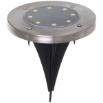 Светильник на солн.батарее «Светоч» d=12 см, 13,5 см (8 ламп), на солнечной батарее, Теплый белый