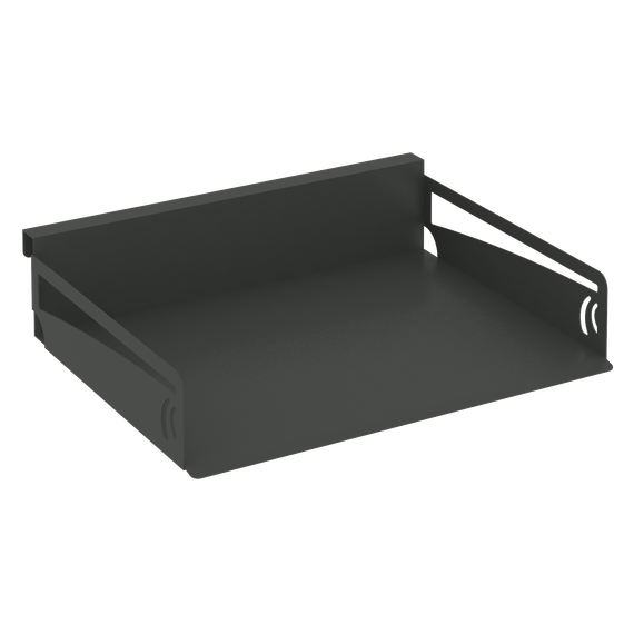 Навесной лоток для бумаг горизонтальный MAN-21.T-30 Металл Антрацит 320*273*70