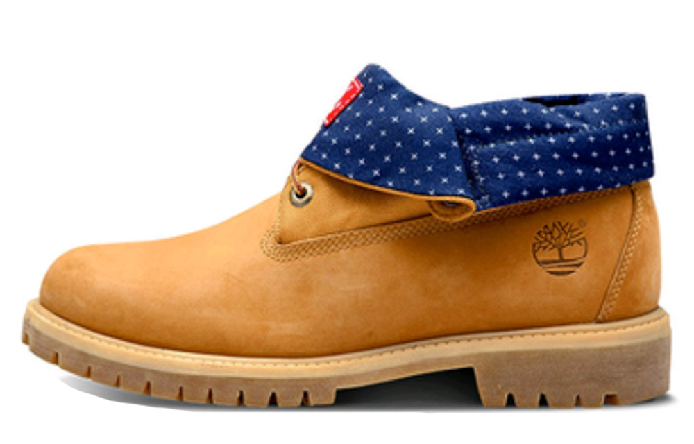Timberland Roll Top Boots Basic "Wheat Blue"