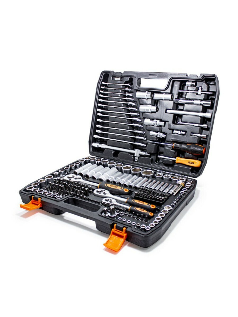 Набор инструментов 216пр. 1/4''3/8''1/2''(6гр.)(4-32мм) ISMA ISMA-38841