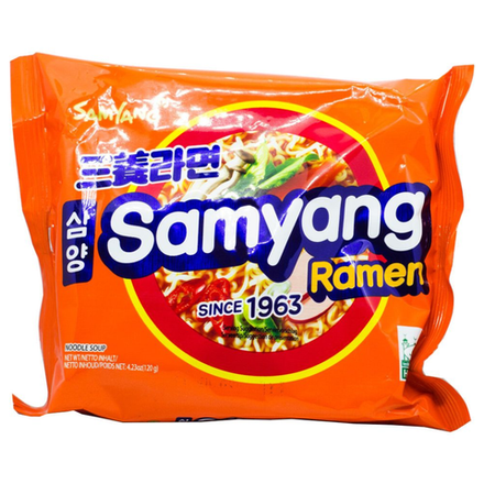 Лапша Samyang Ramen со вкусом говядины 120 гр