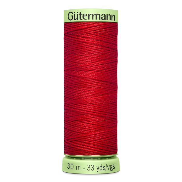 Нитки отделочные Gutermann Top Stitch 30 (30 метров), 5 кат. | 365 ярко-алый