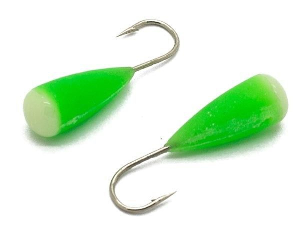 Мормышка Конус свечение Красное + Желтое MOK510RY 10шт/уп