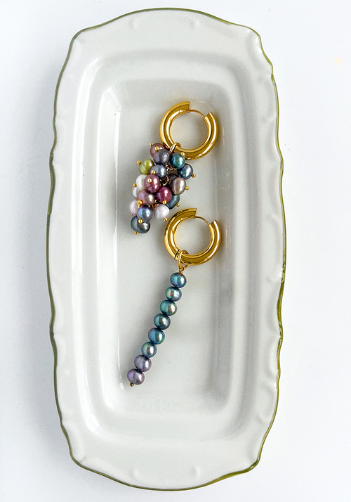 Подвеска Гроздь из жемчуга multi