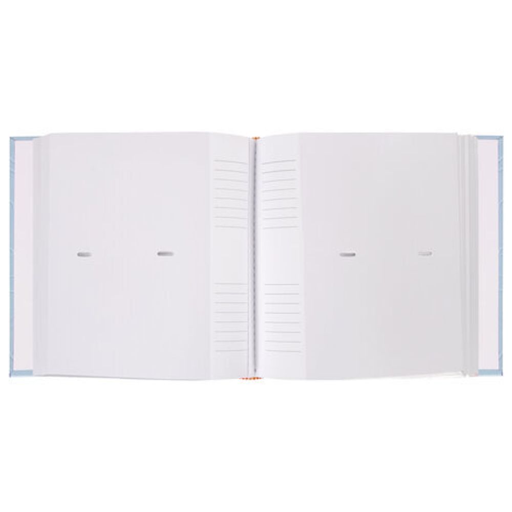 Фотоальбом BRAUBERG "Baby Boy" на 200 фото 10х15 см, твердая обложка, бумажная страница, бокс, голубой, 391144