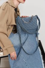 BAD GIRL LARGE BAG BLUE