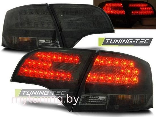 Задние фонари Audi A4 B7 avant smoke led
