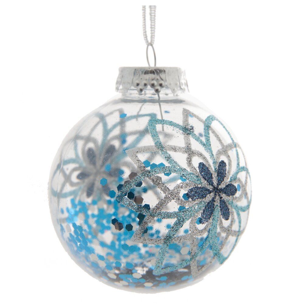 GAEM Набор из 12шт Украшение новогоднее "Шар", D 8 см, L35 W27 H8,5 см