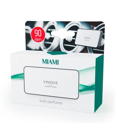 Майами, дизайнерский ароматизатор для автомобиля Miami, Vinove