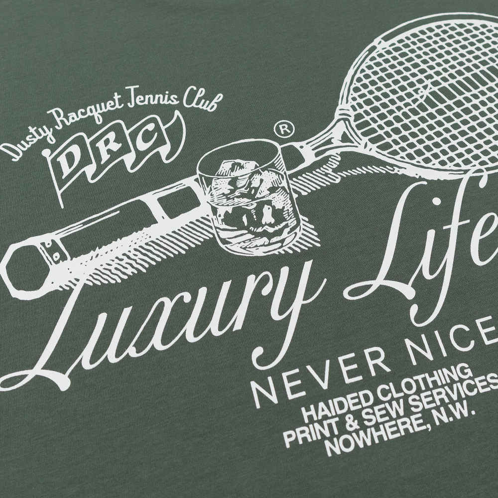 Футболка Haided DUSTY RACQUET RLXD HW TEE smoke.green
