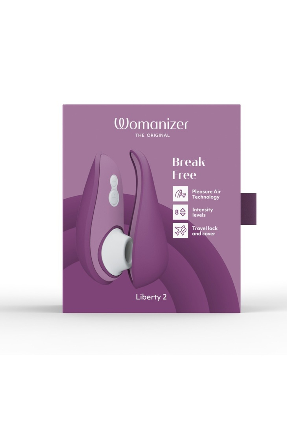 Бесконтактный клиторальный стимулятор Womanizer Liberty 2 фиолетовый