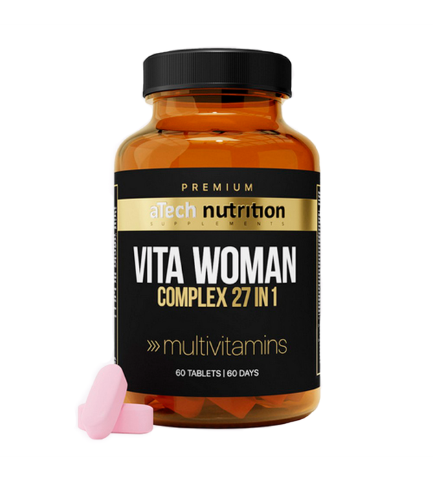 Мультивитамины для женщин, Vita Woman, aTech Nutrition Premium, 60 таблеток