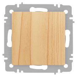 Переключатель Intro Accent 6-103-11 , 10А-250В, IP20, СУ, AL/CU, сосна | Intro