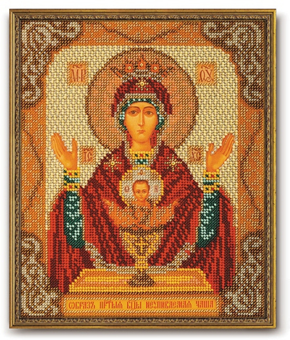 производитель РАДУГА БИСЕРА¶артикул В-165¶размер 20х24¶техника вышивание бисером¶тематика религиозна