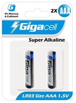 Батарейка Gigacell LR03-2 (2шт)