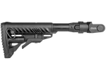 Складной телескопический приклад GL-CORE для АКМС, чёрный, Fab Defense