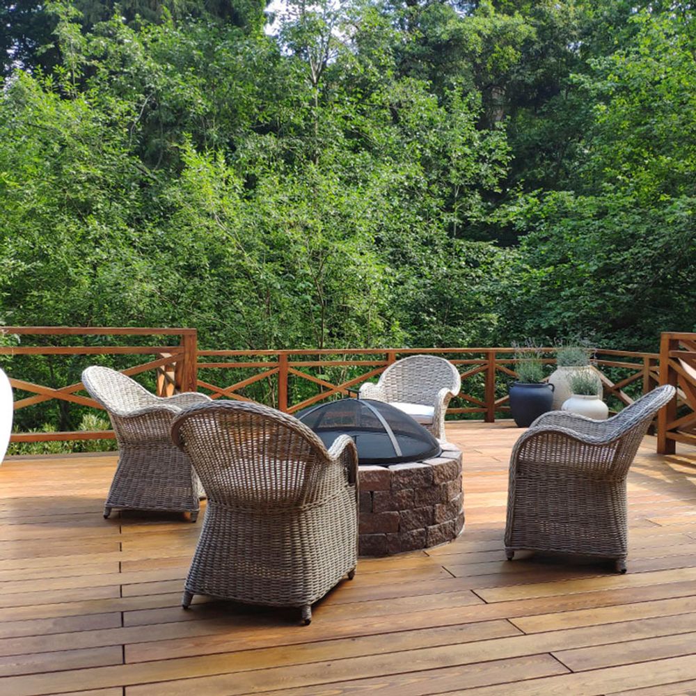 Кострище Старый город 80 см х 4 ур. кладки