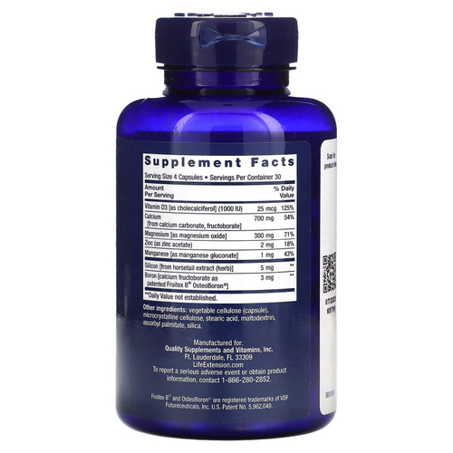 Life Extension, Bone Restore, витамин V2, 120 капсул