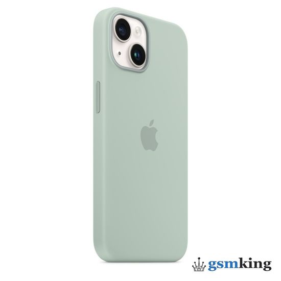 Apple Silicone Case with MagSafe iPhone 14 Succulent (Зелёный) MPT13ZM/A