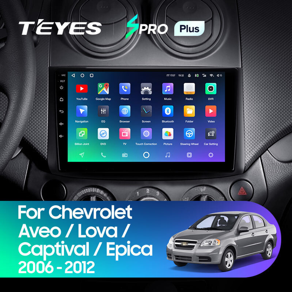 Teyes SPRO Plus 9" для Chevrolet Aveo T250 2006-2012