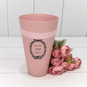 Коробка Ваза "Just for you" Розовая