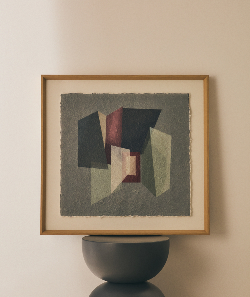 Картина Veluni из переработанной бумаги 60 x 60 см