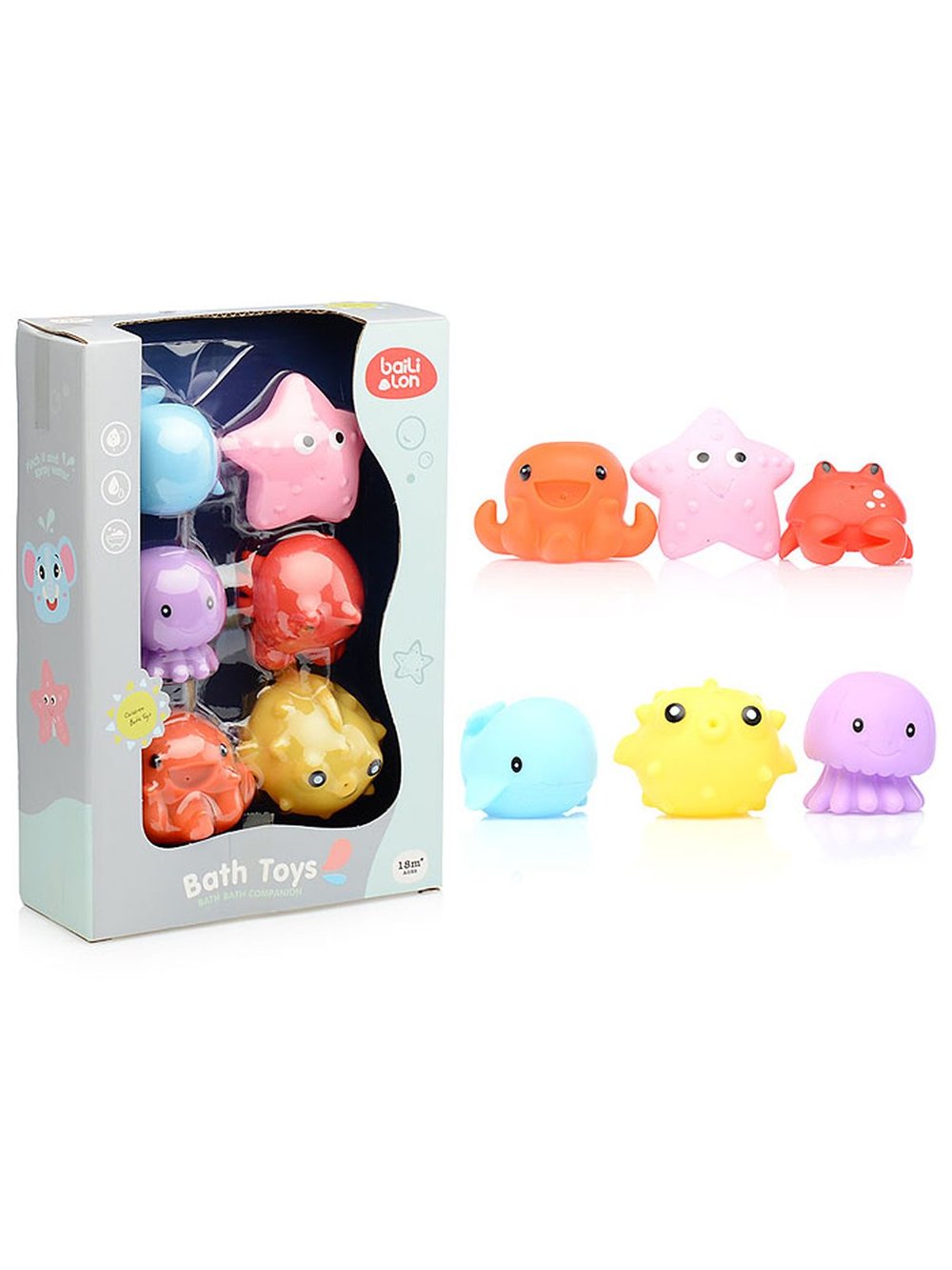 Набор игрушек для купания (Y8630)