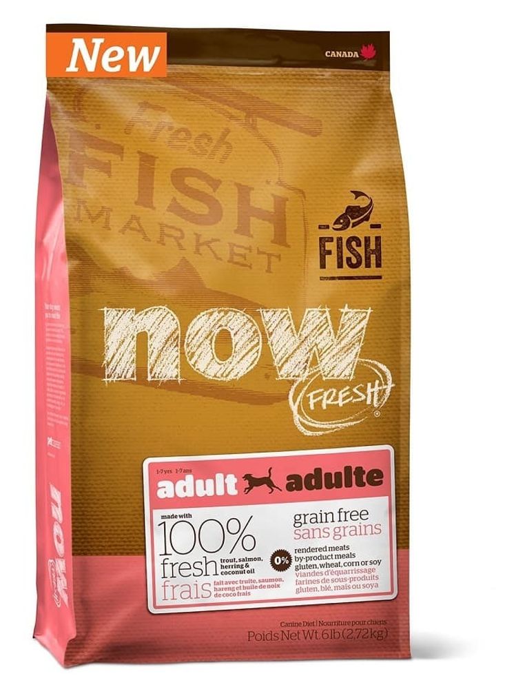 Now Fresh 230г корм для взрослых собак с чувст. пищеварением, беззерновой, с форелью и лососем