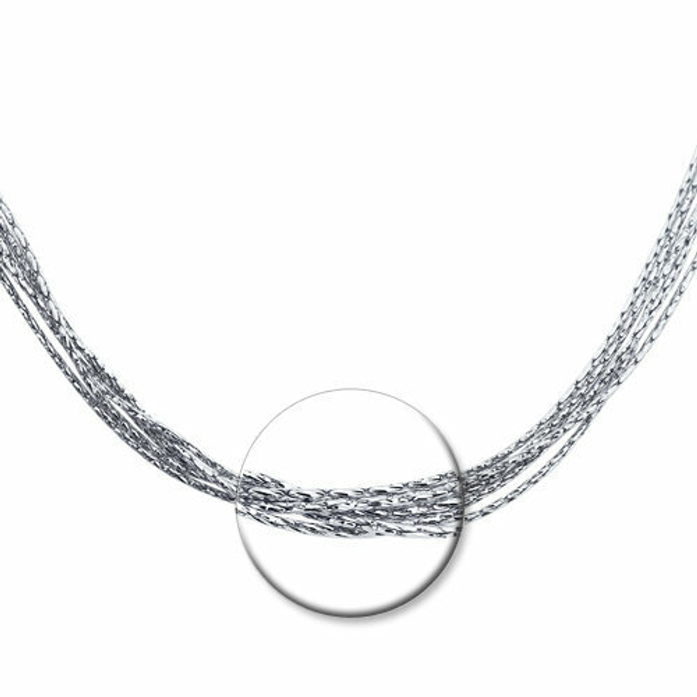 Колье из серебра