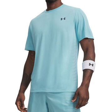 Мужская теннисная футболка Under Armour Tech Play - blue haze/academy