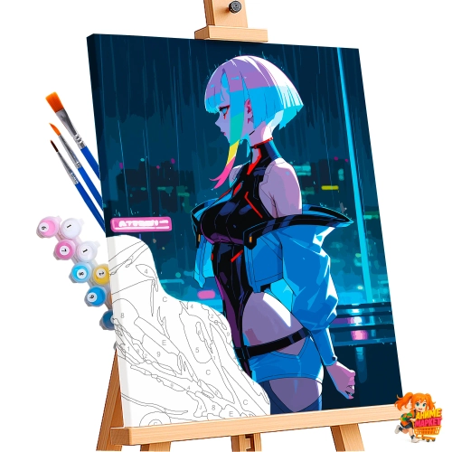 Картина по номерам Cyberpunk: Edgerunners Люси