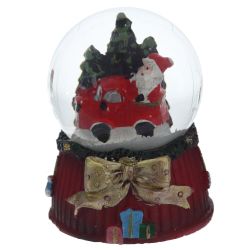 GAEM Фигурка декор в стекл шаре "Дед Мороз", D 4.5 см, L5 W5 H6 см, 4в.